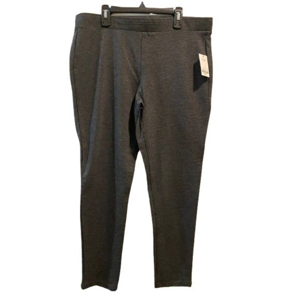 Women's Large Leggings a.n.a. Charcoal Heather 34x26 Yoga Athletic Workout